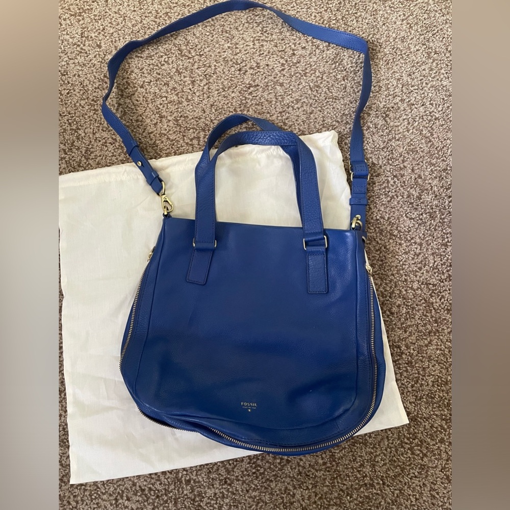 FOSSIL Preston crossbody expandable handbag